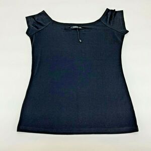 New Patty Boutik Women's Shirt Top Scoop Neck Short Sleeve Casual Size Large